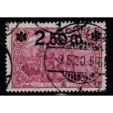 ALEMANIA 1920 MICHEL 118b ESTAMPILLA USADA MUY RARA 250 €